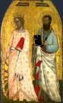 Allegretto Nuzi - Saint Catherine and Saint Bartholomew